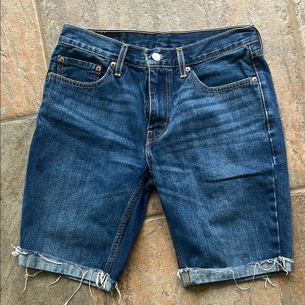 Levi’s denim cut offs Men's Blue Denim Shorts